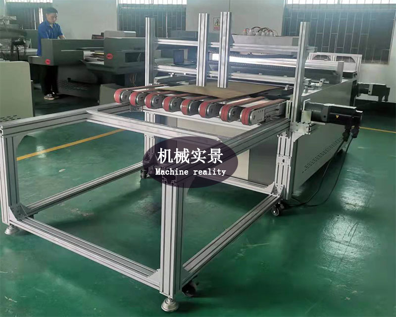 紙箱無版印刷機設備實拍，紙箱數(shù)碼印刷機廠家實拍機械。